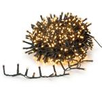 LED Lichterkette Cluster 400 LEDs warmweiss, 8 m – dichte Büschel-Lichterkett...