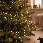 LED Lichterkette Cluster 700 LEDs warmweiss, 14 m – dichte Büschel-Lichterket...