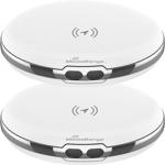 Lot de 2 Smart Trackers : cherche‑clés Bluetooth précis pour clés, sacs et ba...