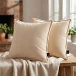 Set of 2 heating cushions 45 x 45 cm for back, shoulders & neck: Comfortable,...
