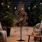Albero luminoso decorativo 120 cm con 850 LED: albero di Natale scintillante ...