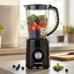 Blender 800 W with 1.5 L jug, 4 stainless steel blades, 2 speeds & pulse func...
