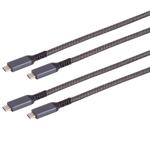 2er-Set USB-C Kabel mit 100W Ladeleistung, 1 m, USB 3.2 Gen 2 Datenkabel mit ...