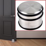 Stainless steel doorstop, door wedge with rubber lining for easy placement