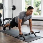 Klimmzugstange - Stahl Liegestützstange für Heimtraining & Ganzkörper-Workout...