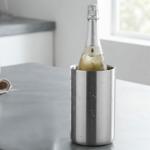 Rafraîchisseur à vin en acier inox Ø 12 cm – design élégant et intemporel, do...