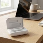 Wireless headphones, Bluetooth 5.0, in-ear, touch control, voice control, whi...