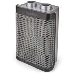 Aérotherme céramique, gris, appareil de chauffage céramique, 1000/1500 W