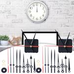 2er Set Geräuschloses Uhrwerk Komplettset mit 3 verschiedenen Zeigersätzen, l...