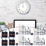 set of 4 silent movement complete set with 3 different sets of hands, quietly...