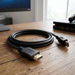Cavo HDMI Highspeed 1,0 m, 4K 60Hz Ultra HD, conduttore in rame 100%, contatt...