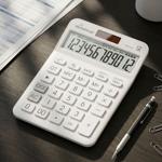 Pocket calculator, with tax calculation, 12 digits, solar and battery operati...