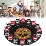 Gioco alcolico roulette con 16 bicchierini – Gioco da party per 2–8 giocatori...