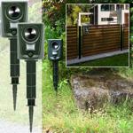 2er-Set Universal Tierabwehrgerät, hocheffektiver Ultraschall Tiervertreiber,...