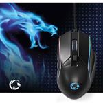 Gaming Maus mit Kabel - 6 Tasten, LED-Beleuchtung & ergonomisches Design - bi...