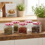 Storage jar, set of 5, jam jar, 50 ml