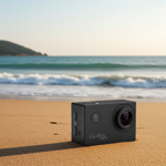 4K-Action-Cam, Ultra HD, wasserdichtes Unterwasser-Gehäuse, LCD Display, WLAN...