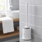 WC-Bürste mit Garnitur zur Wandmontage ohne Bohren - Hygienische Badreinigung...