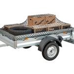 Safety net for open car trailers, 2 x 3 m