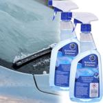 2 sprays dégivrants pour vitres, rétroviseurs et phares, 750 ml
