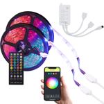 WLAN RGB LED strip with app and sound control, 10 m