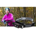 Lampe frontale LED 1000 lm - IPX8 étanche, 180m portée, 4 modes, 3h autonomie...