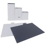 Porte-ustensiles de cuisine - Organiseur plan de travail avec 2 planches à dé...