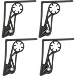 Tablecloth clips, 4 pieces, 6 x 5.3 cm