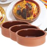 set di 6 ciotole da tapas in terracotta - ciotole da portata rustiche Ø 12 x ...