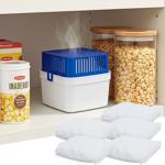 Potente deumidificatore (1,8 l) + 5 confezioni di ricarica di granulato - Ide...