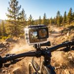Dual-screen action cam, full HD, 12 MP, Wi-Fi, app, waterproof up to 30 m