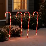 LED-Gartenstecker Zuckerstange 4er-Set - Weihnachtsdeko für Hof & Garten - 8 ...