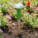 Universal ultrasonic animal repeller, solar & rechargeable battery, up to 40 ...