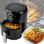 Friggitrice ad aria calda compatta 1500W - capacità 3L, timer e rivestimento ...