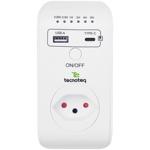 Socket outlet with 2x USB charging port, 3.1 A, timer, overvoltage protection...