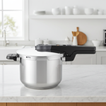 Autocuiseur Acier Inoxydable 6L Ø 25 cm - Cuisson douce vapeur, rapide & écon...