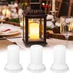 Lampes LED effet flamme lot de 3 - Ambiance cosy Avent Hiver Noël Halloween -...