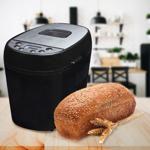 Brotbackmaschine 870W mit 1.5kg Kapazität – Brotbackautomat mit 12 Programmen...