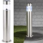 LED path light, solar-powered with motion detector, stainless steel, h approx...