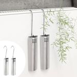 set di 2 umidificatori per radiatori in acciaio inox
