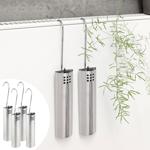 set di 4 umidificatori per radiatori in acciaio inox