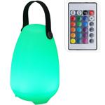 Ambient wonder: rechargeable table lantern with 16 RGB colors & white, 20cm -...