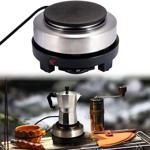 Kompakte elektrische Mini-Einzelkochplatte, Ø 10 cm, 500 Watt, Ideal für Camp...