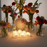 4er-Set LED-Teelicht warmweiss – Wasserdicht IP68 inkl. Batterien – Ideal für...