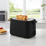 Compact 2-slice toaster with 7 toasting settings and bread roll attachment, 7...