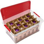 Aufbewahrungsbox für Christbaumkugeln mit 30 Fächern
