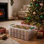 Boîte de rangement pour boules de sapin avec 30 compartiments