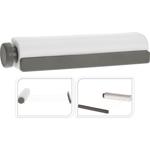 Wall-mounted dryer with 4 extendable clotheslines, 14 m