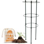 Plant support set & seed bombs for garden - Planting set with 8 seed bombs fo...