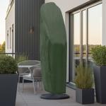 Bâche de protection robuste pour parasol déporté - Vert foncé - Fermeture écl...